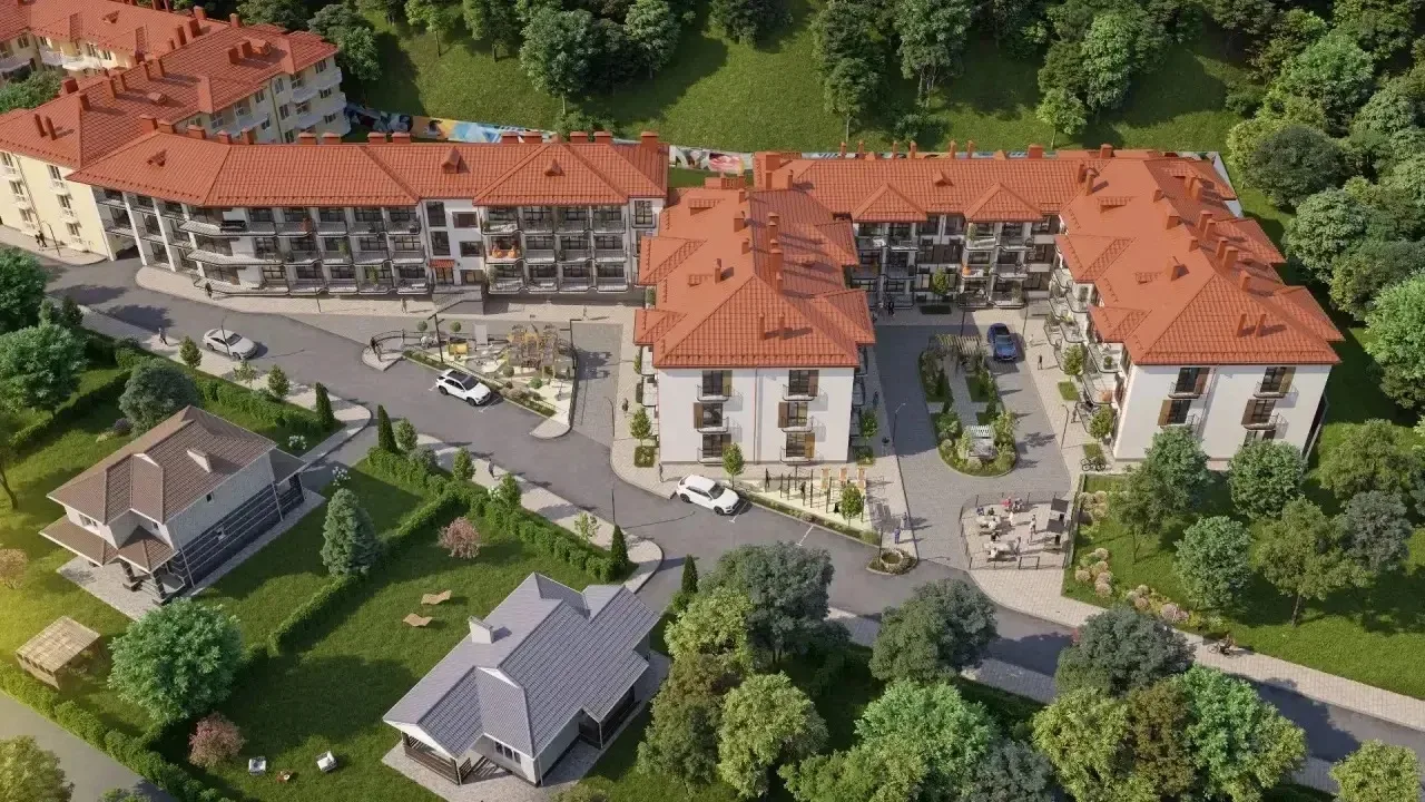 Сданный комплекс у моря со скидкой до 30%!   📍 п. Агой  🟢Средиземноморский стиль: панорамные окна, с