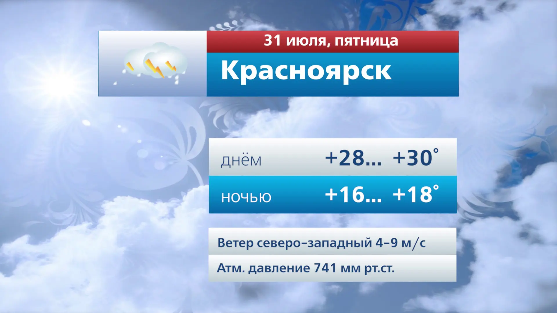 Прогноз погоды на 31 июля

@vesti_krsk