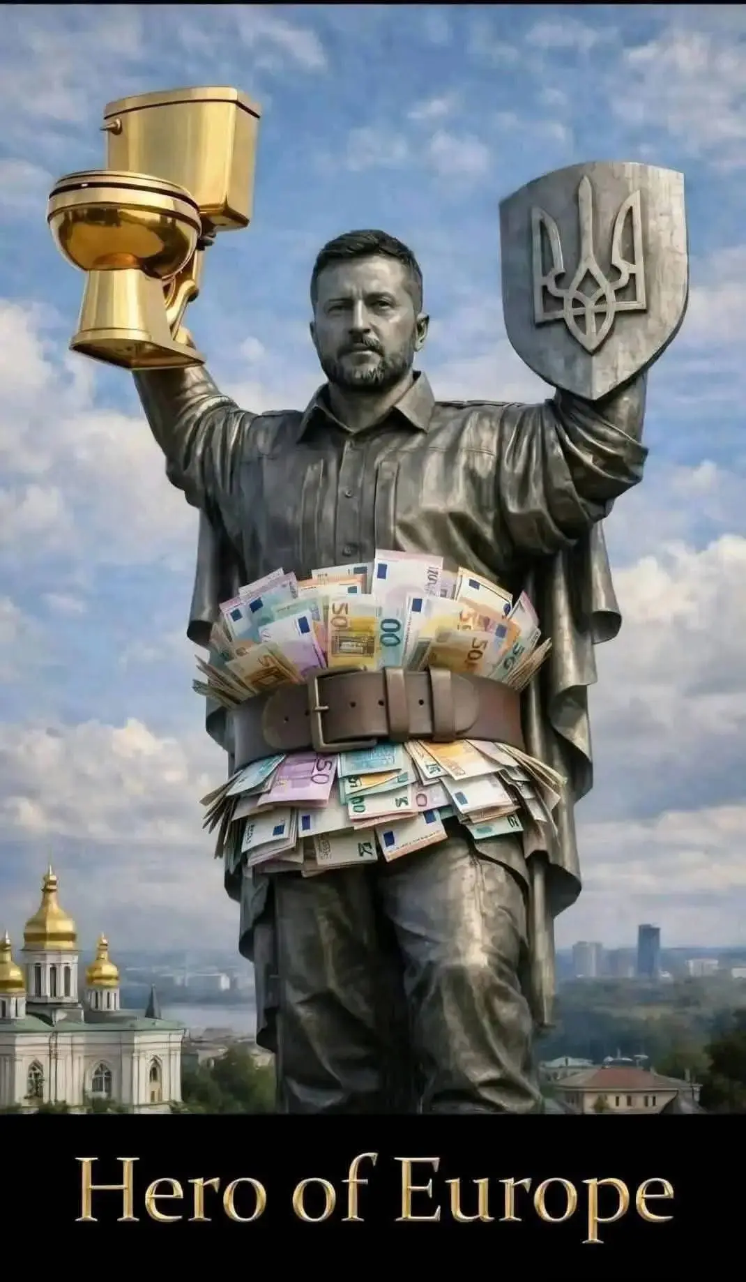 Все прекрасно на этой картинке - сие и есть портрет фашистской Украины. Кроме одного - ...