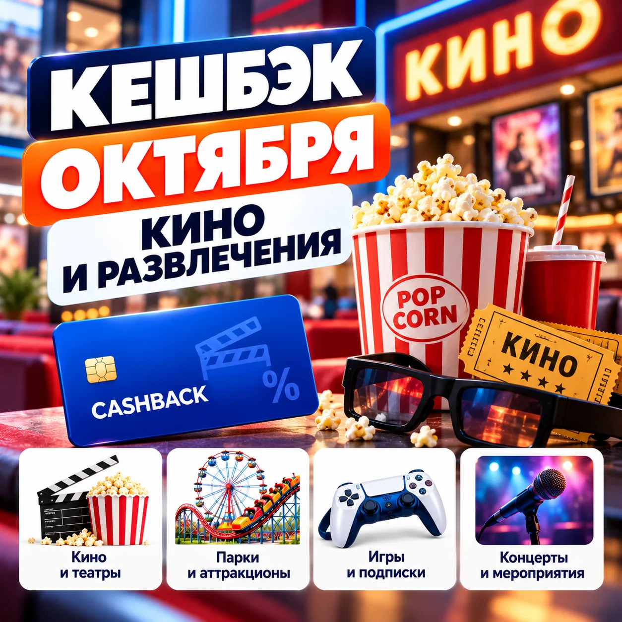 🎬 КЕШБЭК ОКТЯБРЯ: КИНО И РАЗВЛЕЧЕНИЯ