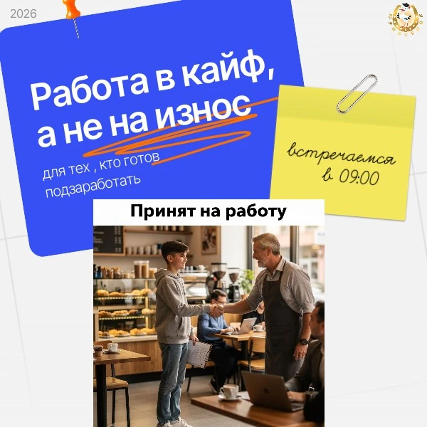 😉 Шаг за шагом – и мы вплотную подошли к твоей летней подработке!