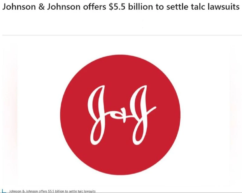 🤓Теперь Johnson & Johnson предложила выплатить уже $5,5 млрд для урегулирования около ...