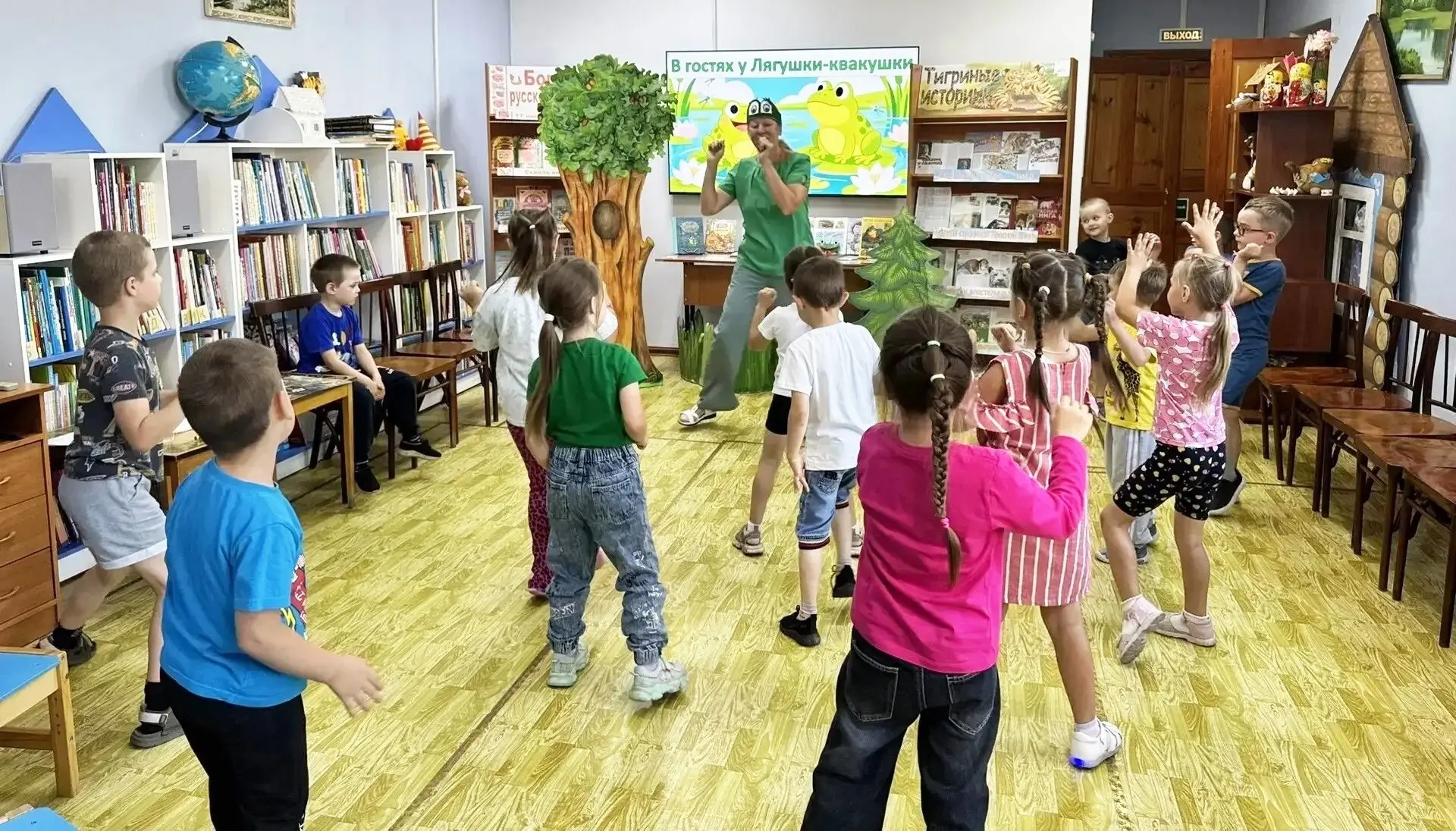 #экологическая_встреча
В ГОСТЯХ У ЛЯГУШКИ-КВАКУШКИ

🐸 В Центральном детском отделе библиотечного об