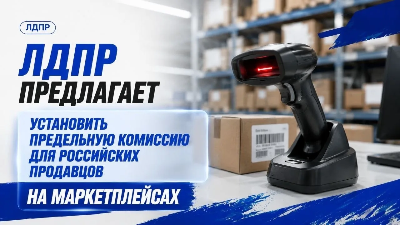 ✋ ЛДПР призвала ограничить комиссию маркетплейсов для российских продавцов до 20%