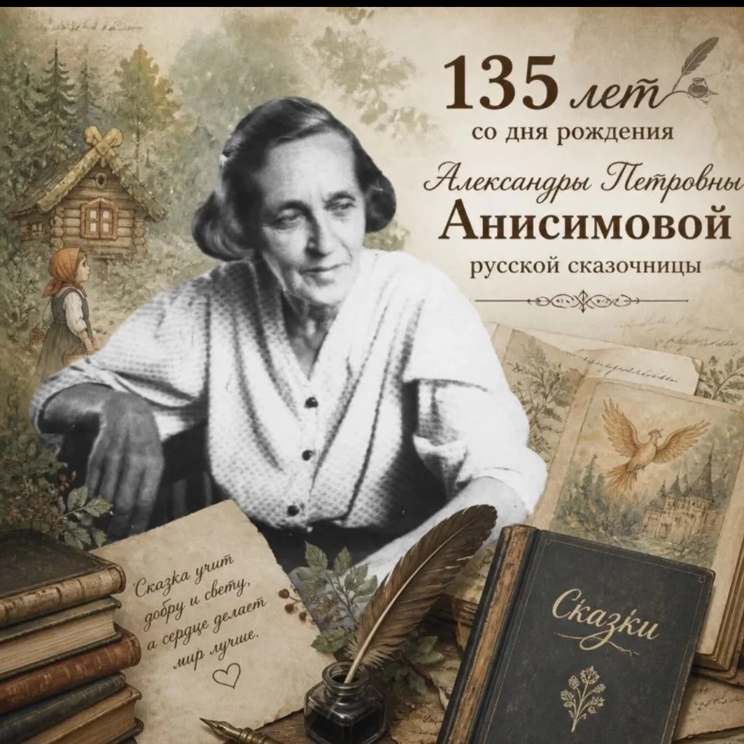 УДИВИТЕЛЬНЫЕ СКАЗКИ АЛЕКСАНДРЫ ПЕТРОВНЫ АНИСИМОВОЙ: к юбилею детской писательницы