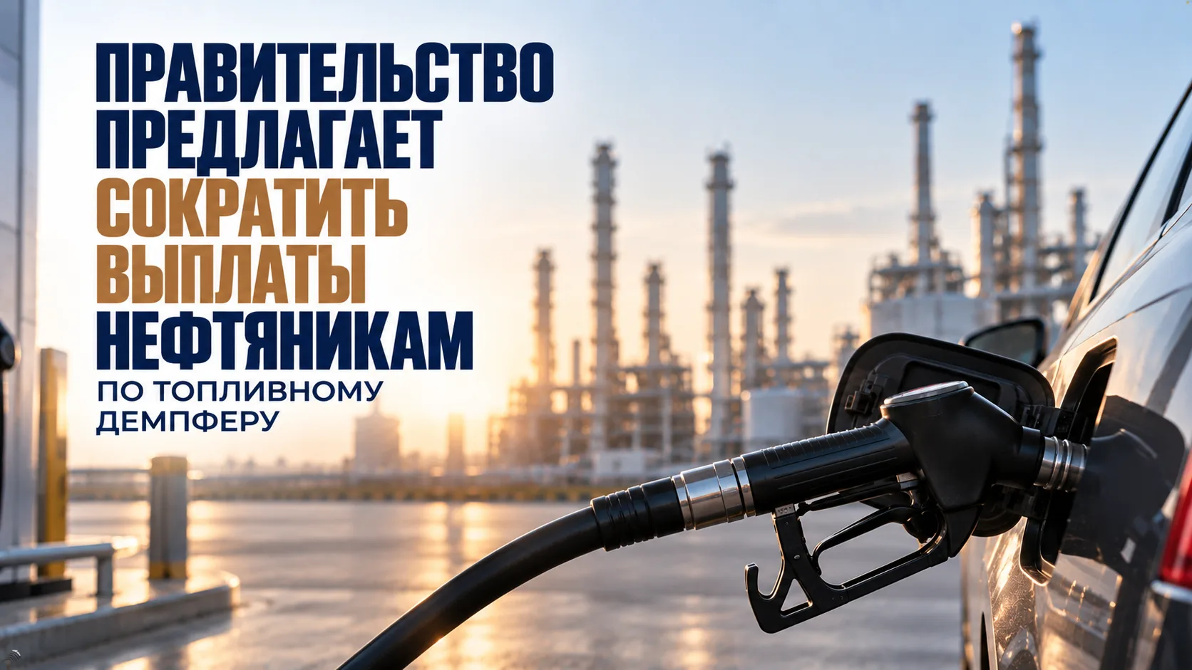⬇️ Правительство предлагает сократить выплаты нефтяникам по топливному демпферу