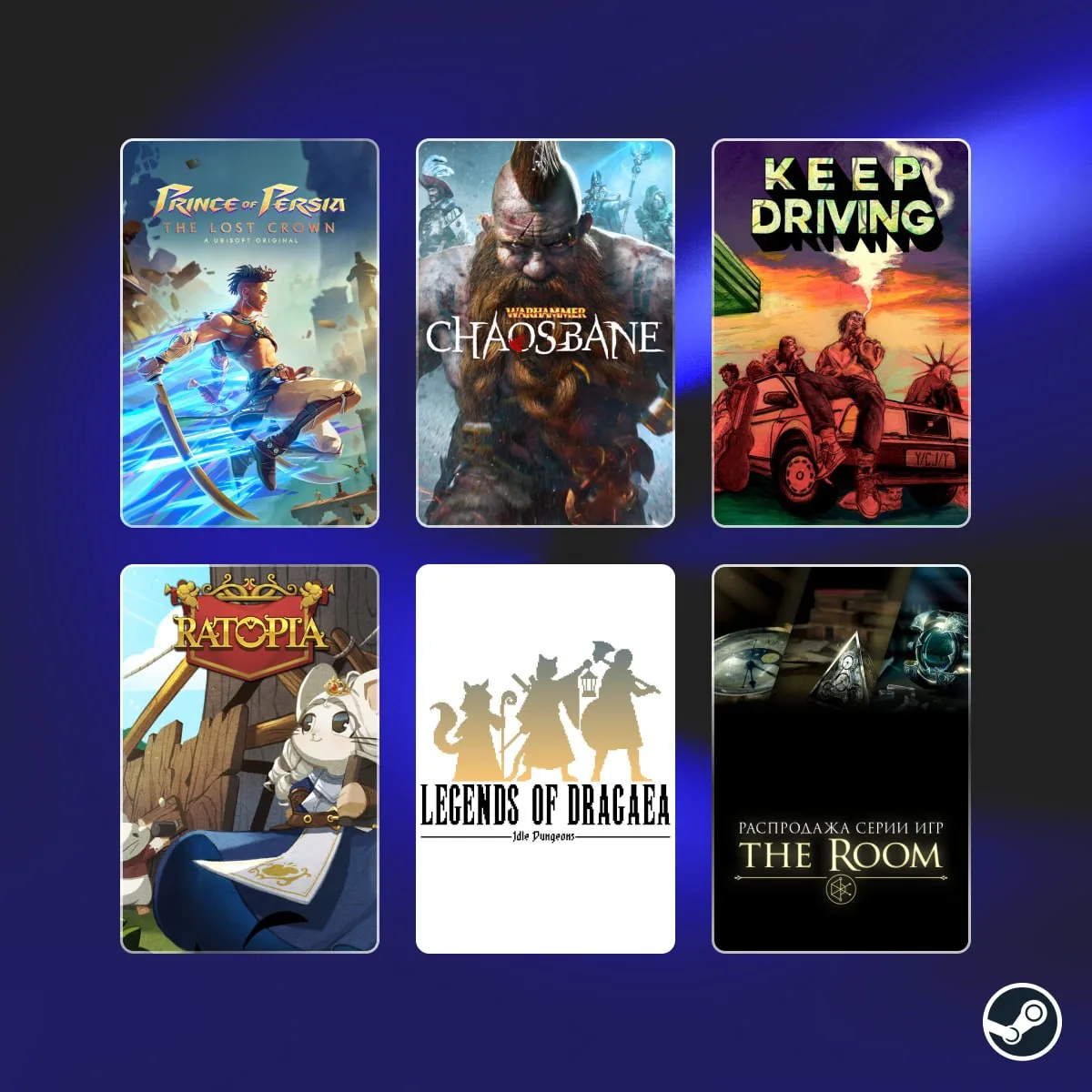 В Steam стартовали ежедневные скидки

Скидку в 50% получила Prince of Persia The Lost Crown (недосту