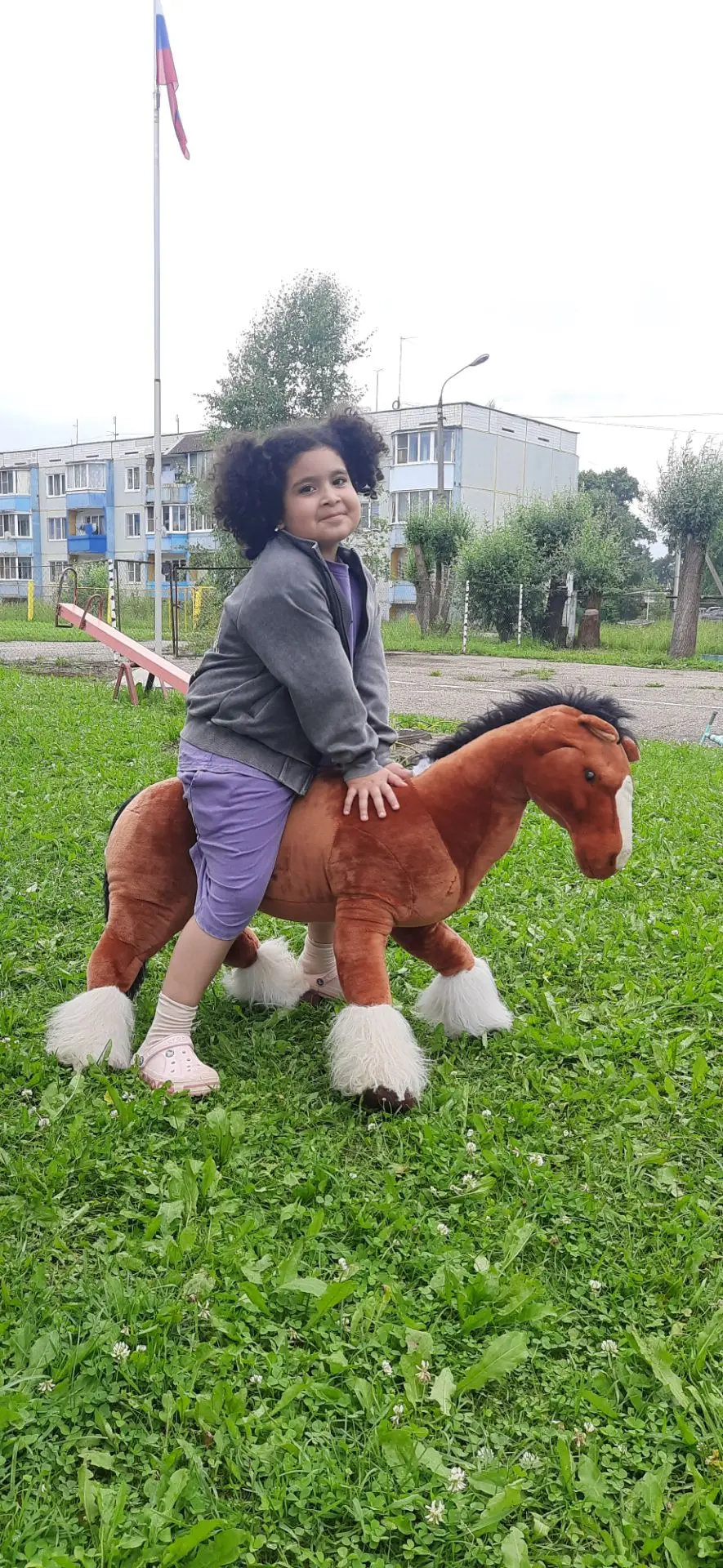 В гости к нам пришла лошадка!