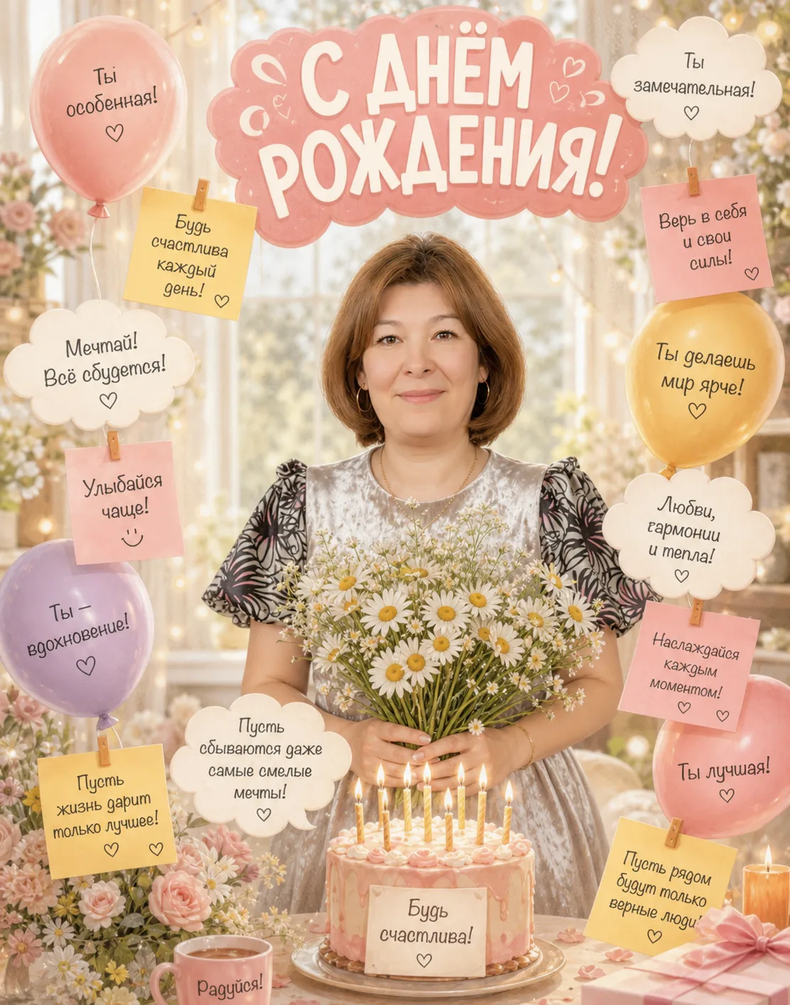 🌷 Есть люди, рядом с которыми всегда становится спокойнее и теплее…
Именно таким человеком для наше