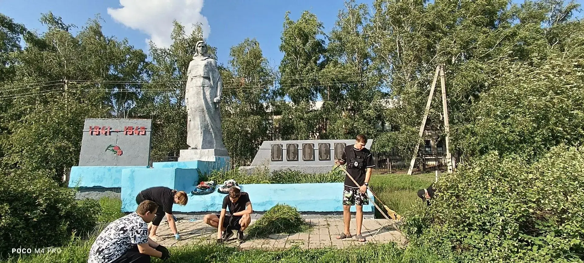 Патриотическая акция «Место Памяти» прошла в с. Зайцевка.