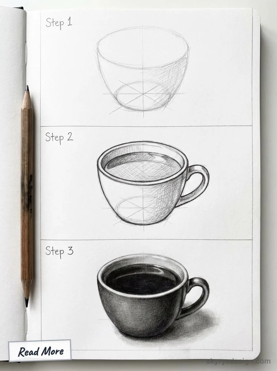 ШАГ ЗА ШАГОМ☕️  Доброе утро, дорогие художники!  За окном светит весеннее солнышко, весь день ещё вп