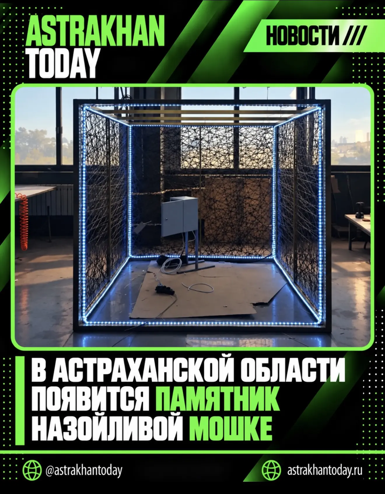 В Астраханской области появится памятник назойливой мошке