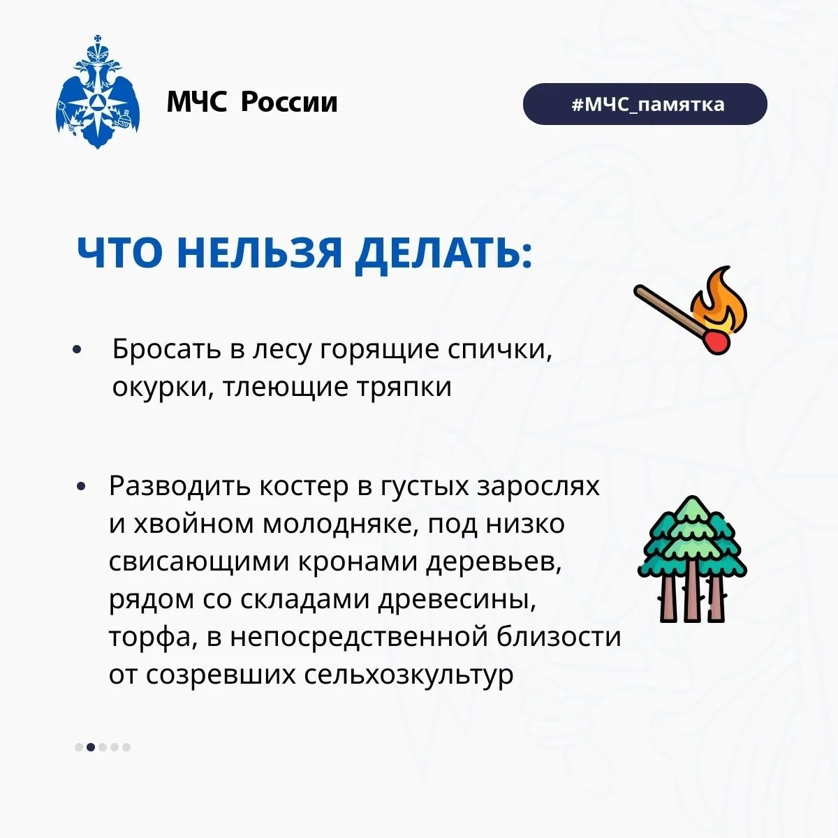 ‼На территории Республики Мордовия сохраняется высокая пожарная опасность в лесах