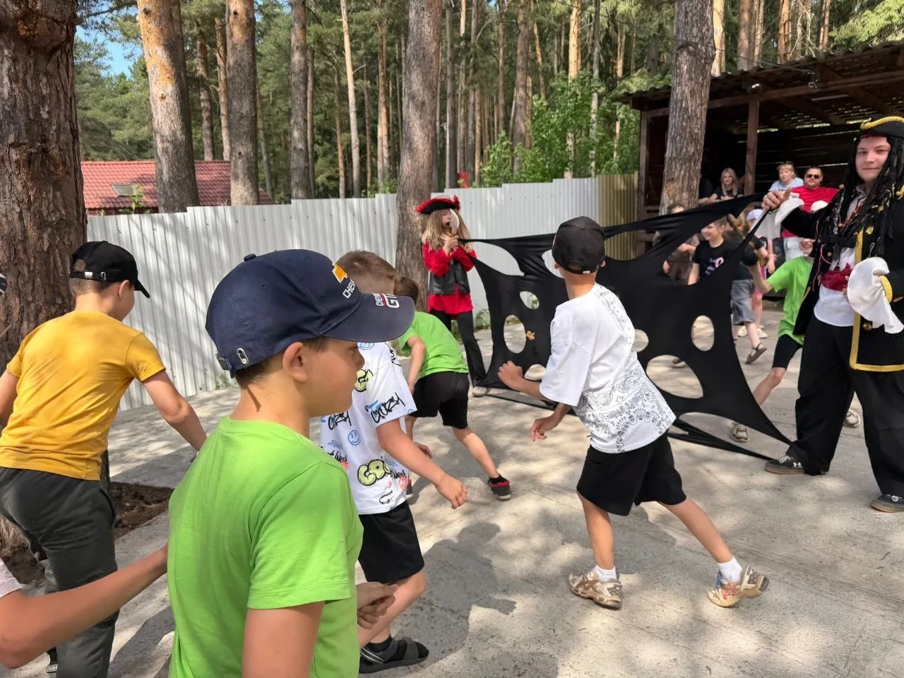 🏕Пиратский квест и плов на костре