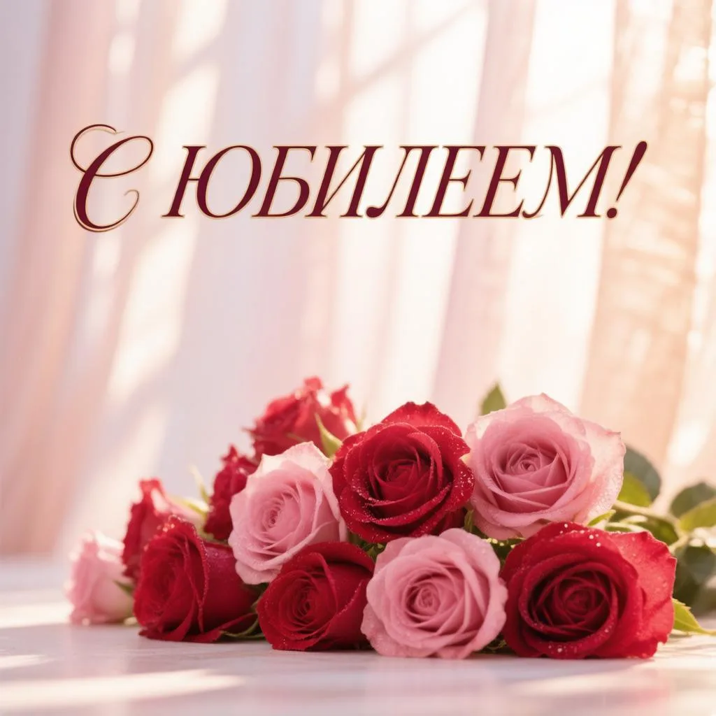 С юбилеем! 💐