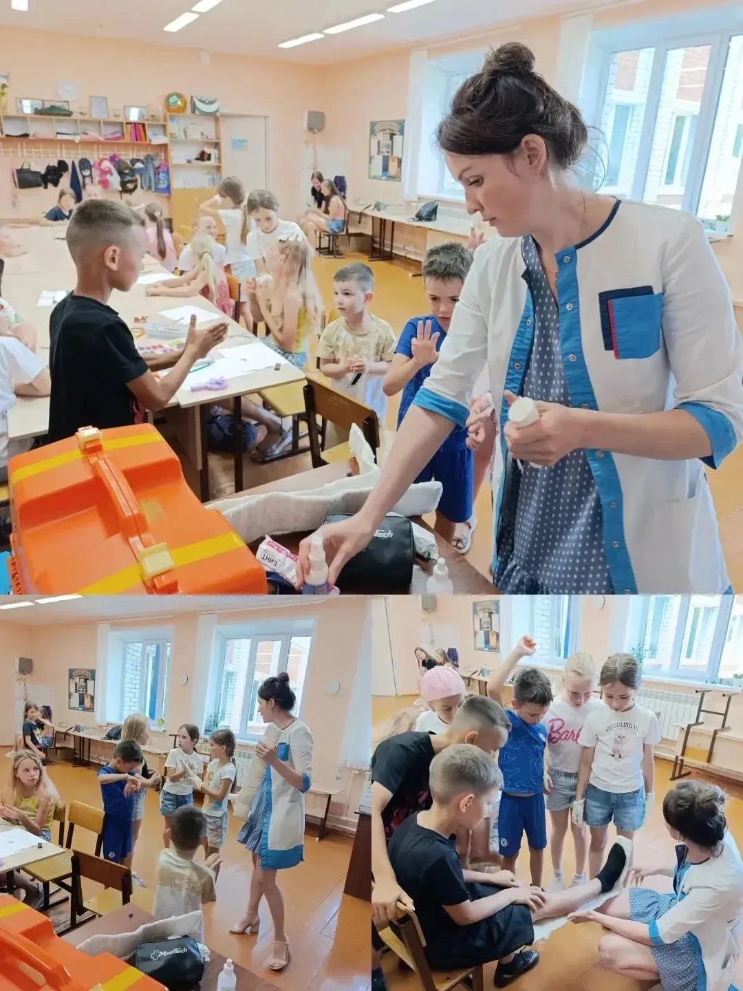 Сегодня в наших пришкольных лагерях «Радуга» и «Юность» прошёл насыщенный, интересный и полезный ден
