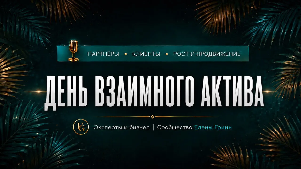 ❤️‍🩹 ДЕНЬ ВЗАИМНОГО АКТИВА