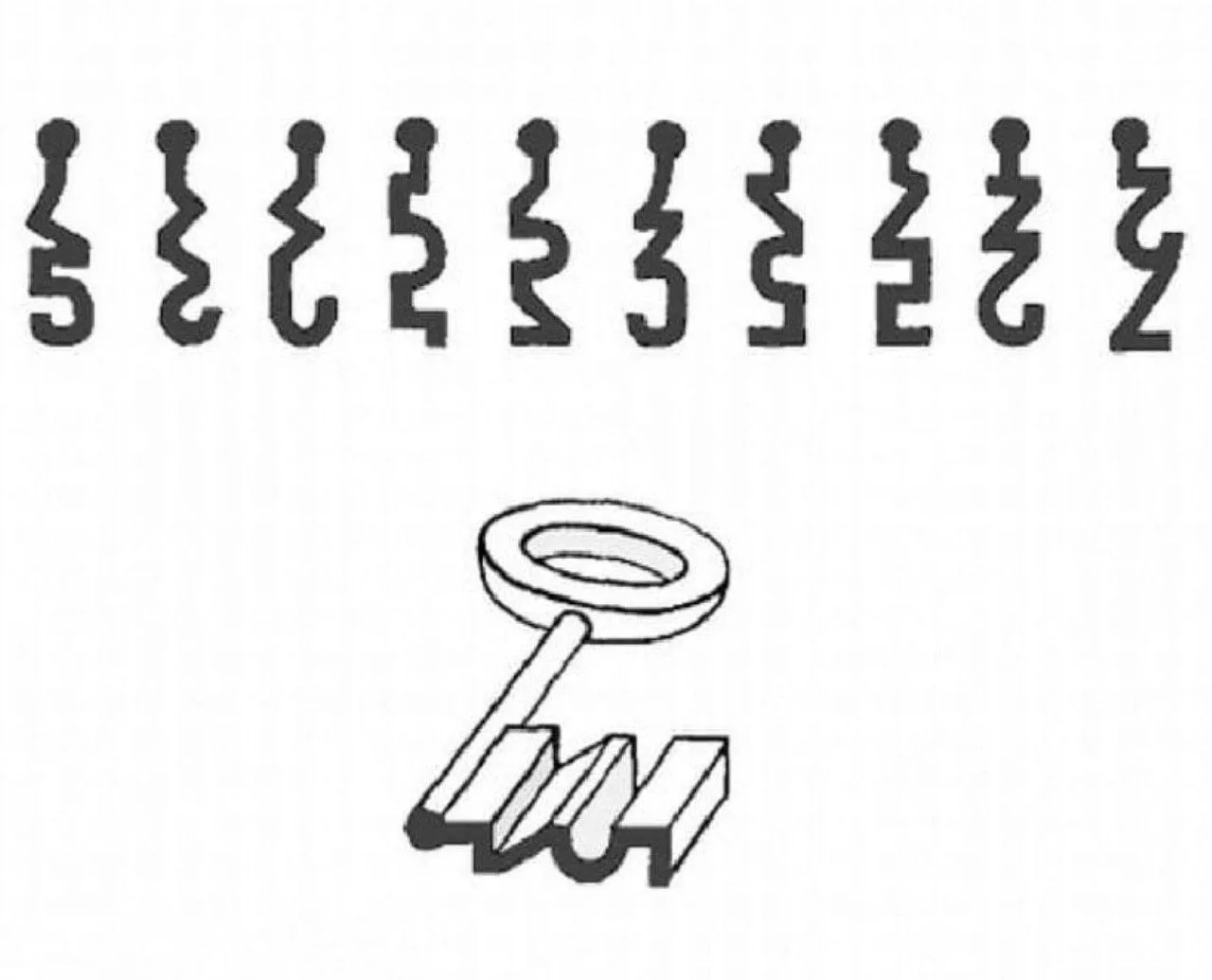 🙂🖐 А вы нашли замочную скважину, которую можно открыть этим ключом?