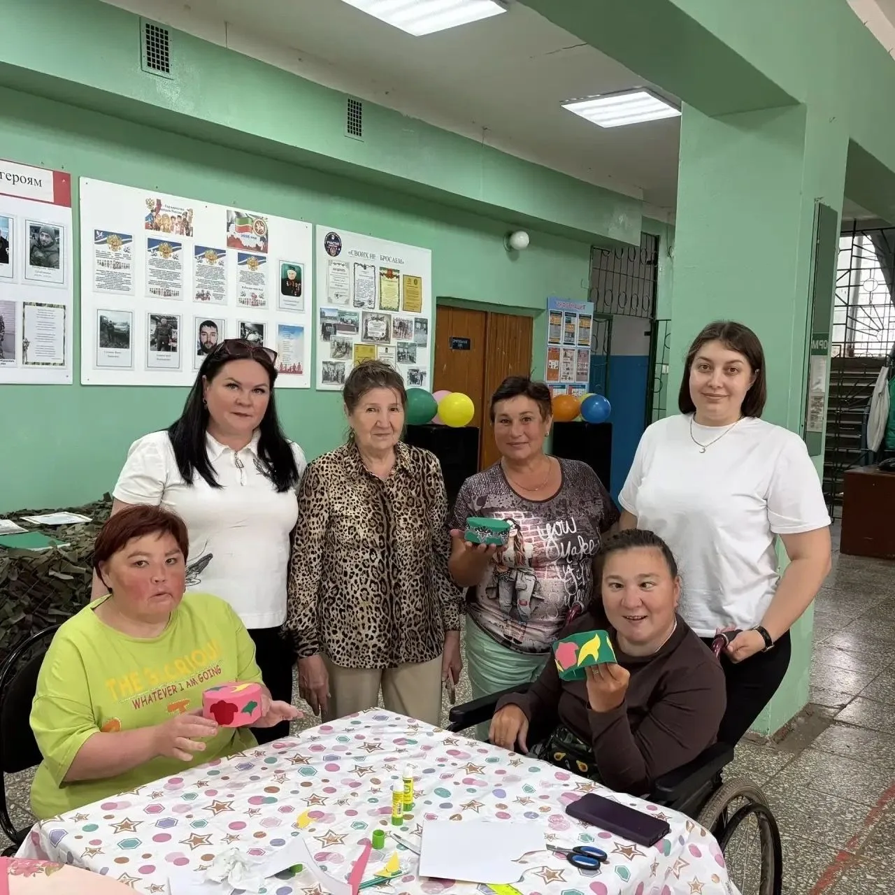 Специалисты отделения социальной помощи семье и детям провели мастер-класс для получателей социальны