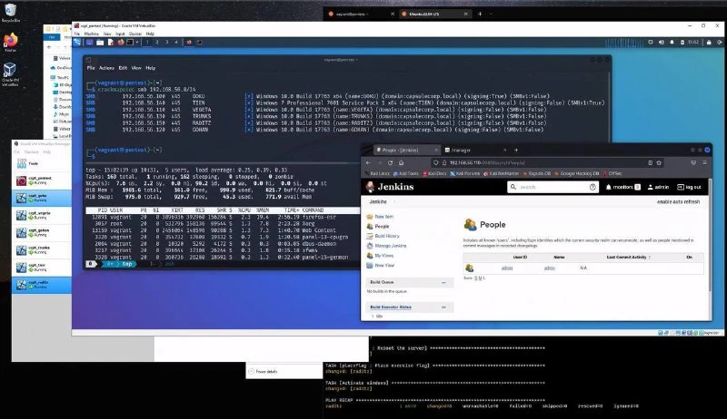 🖥 Репозиторий: Capsulecorp Pentest — Шаблон уязвимой виртуальной лаборатории для практики тестирова