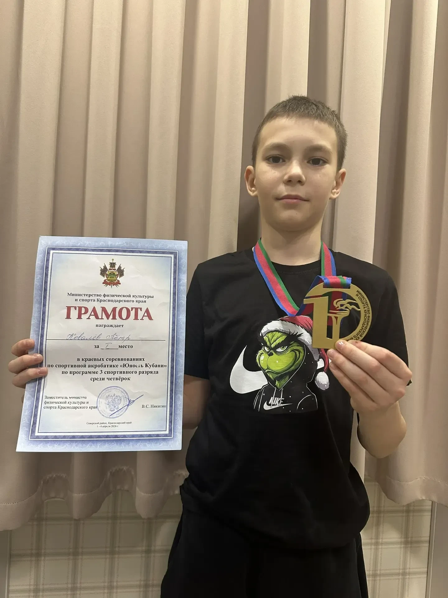🏆ОЛИМП УСПЕХА  2 апреля в ст. Северской состоялись краевые соревнования по спортивной акробатике «Юн