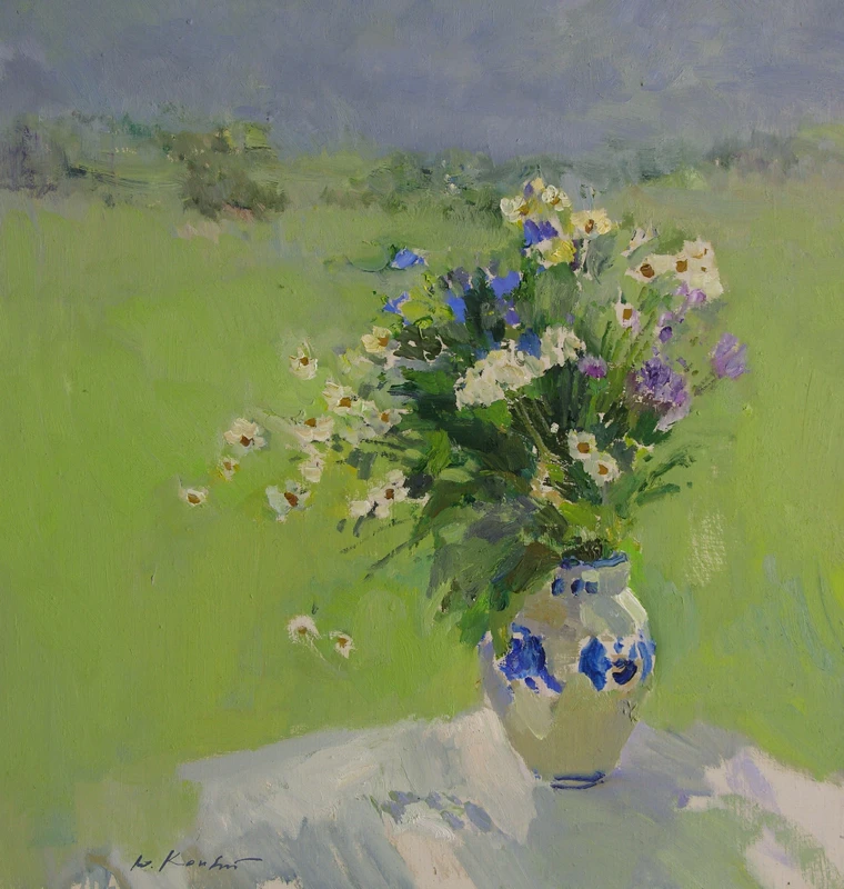 Юрий Константинов
«Время дождей»
Холст, масло. 70х65 см. 2012 г.