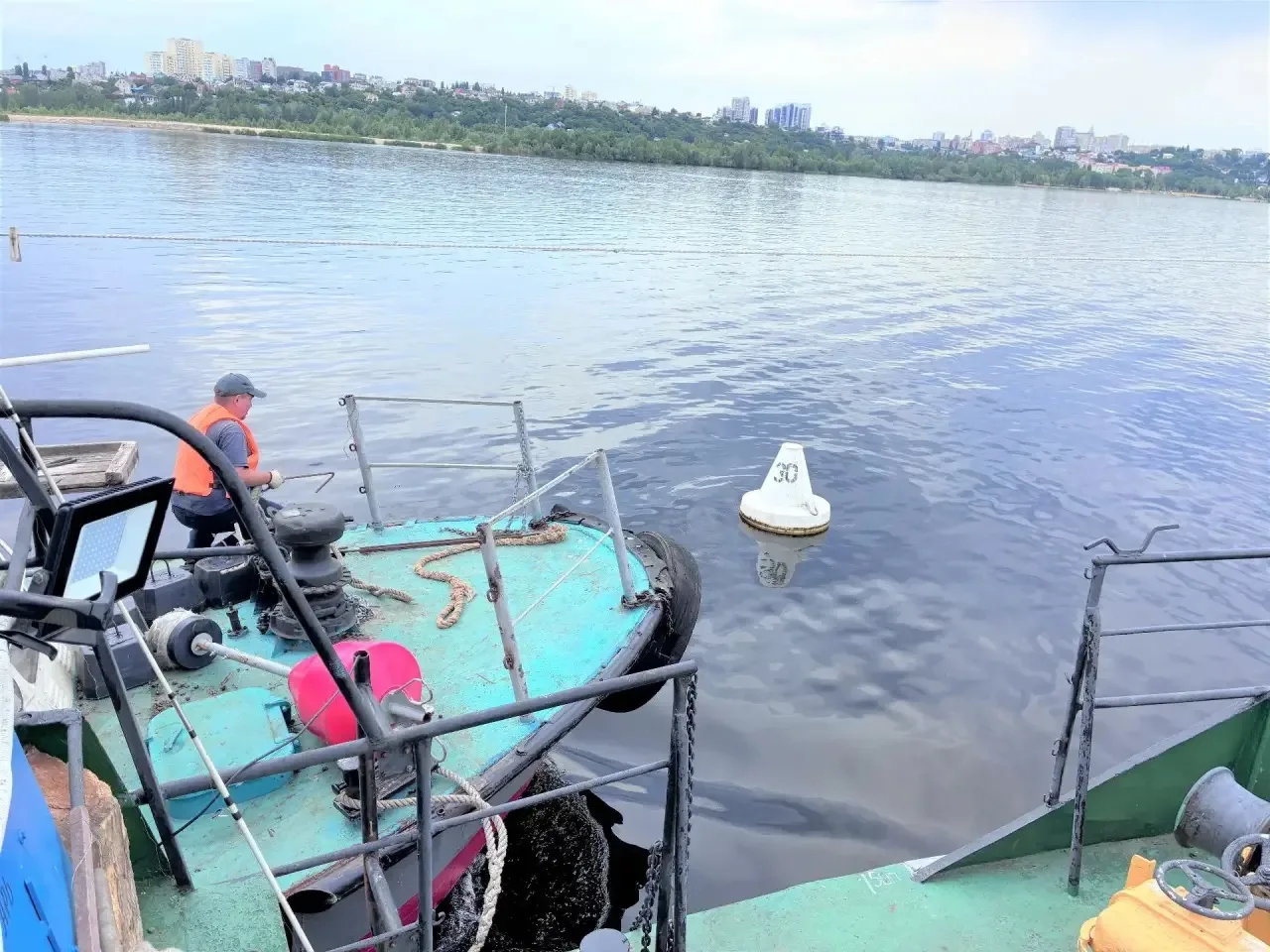 Специалисты отдела водных ресурсов Минприроды Воронежской области продолжают работу по восстановлени