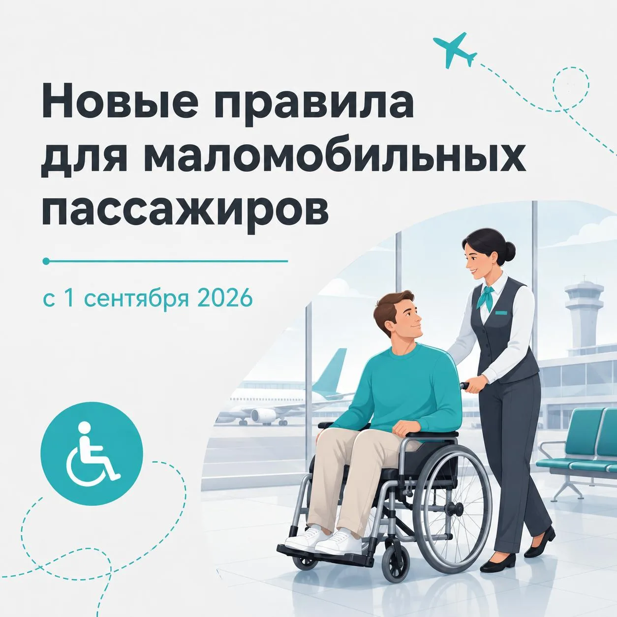 ✈️**Хорошая новость для маломобильных пассажиров.**