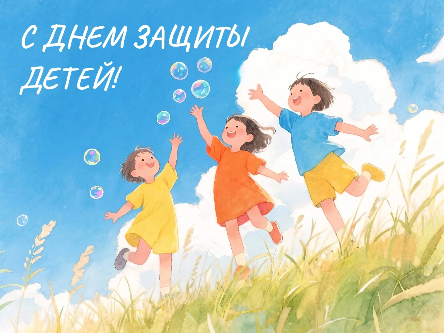 Сегодня в России отмечается День защиты детей!