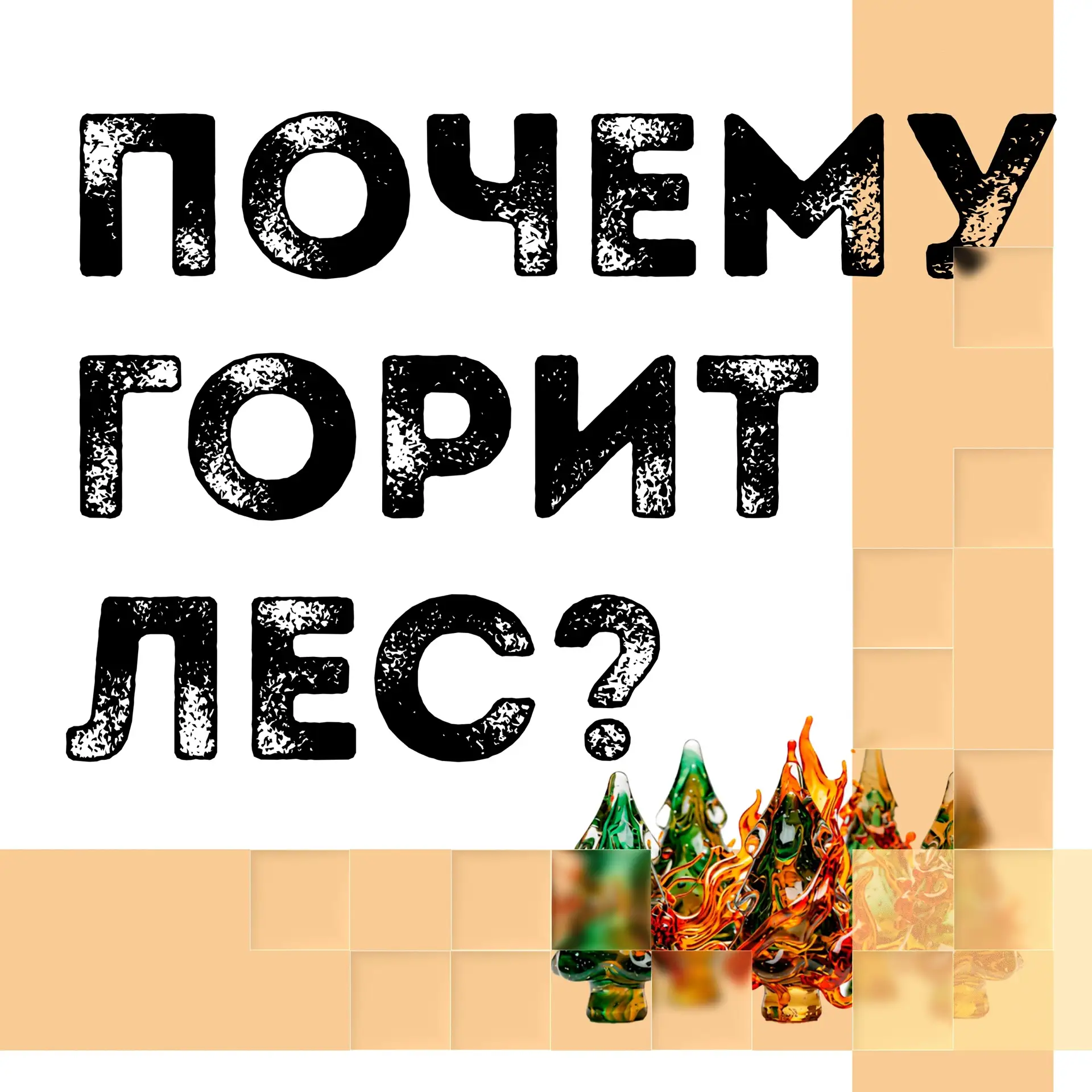 80% лесных пожаров возникают по вине человека.