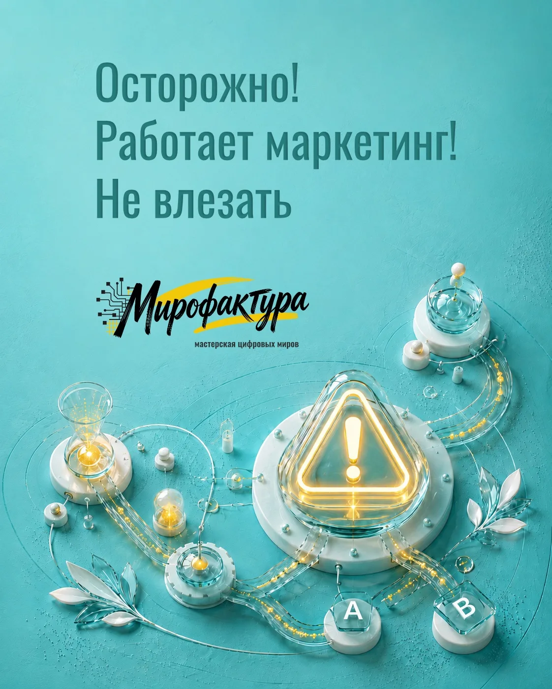 Осторожно! Работает маркетинг! Не влезать