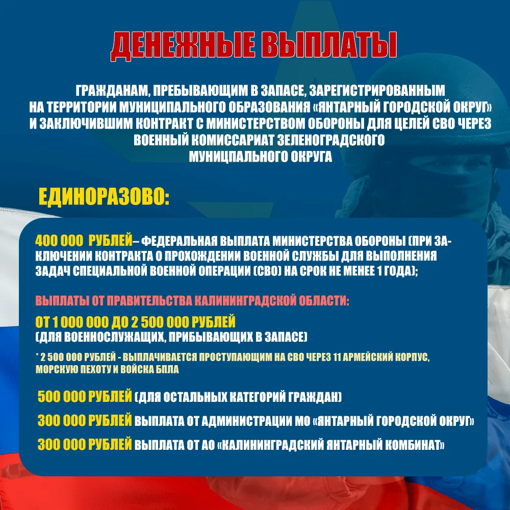 ️⚡️Напоминаем, что в Калининградской области можно подписать контракт с Минобороны Росс...