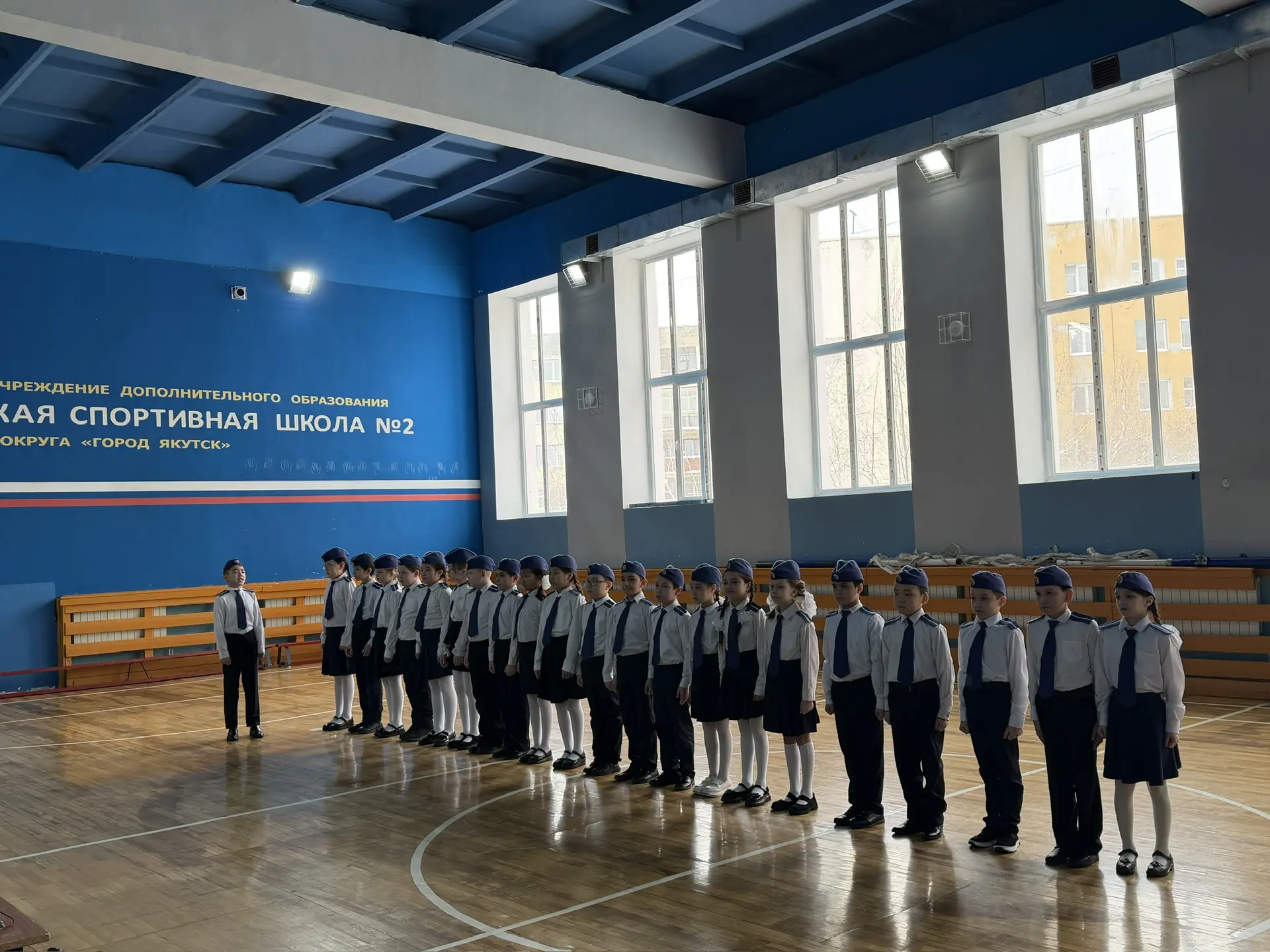 📝 27 февраля в ДЮСШ № 2 прошел окружной смотр строя и песни среди обучающихся муниципальных общеобра