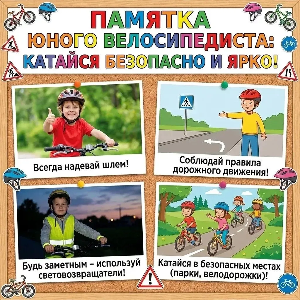 🚴‍♂️ Госавтоинспекция  обращает  внимание велосипедистов на необходимость неукоснитель...