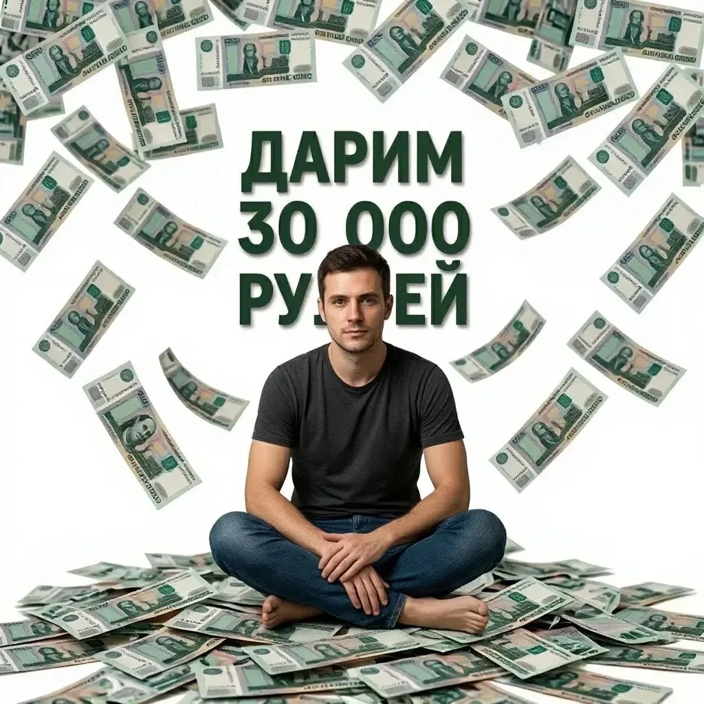 🤫 Тсс… Мы дарим 30 000 рублей, но об этом пока никому!