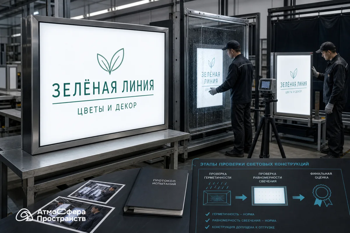 Проверенный световой короб — спокойствие для всей сети 😎💡