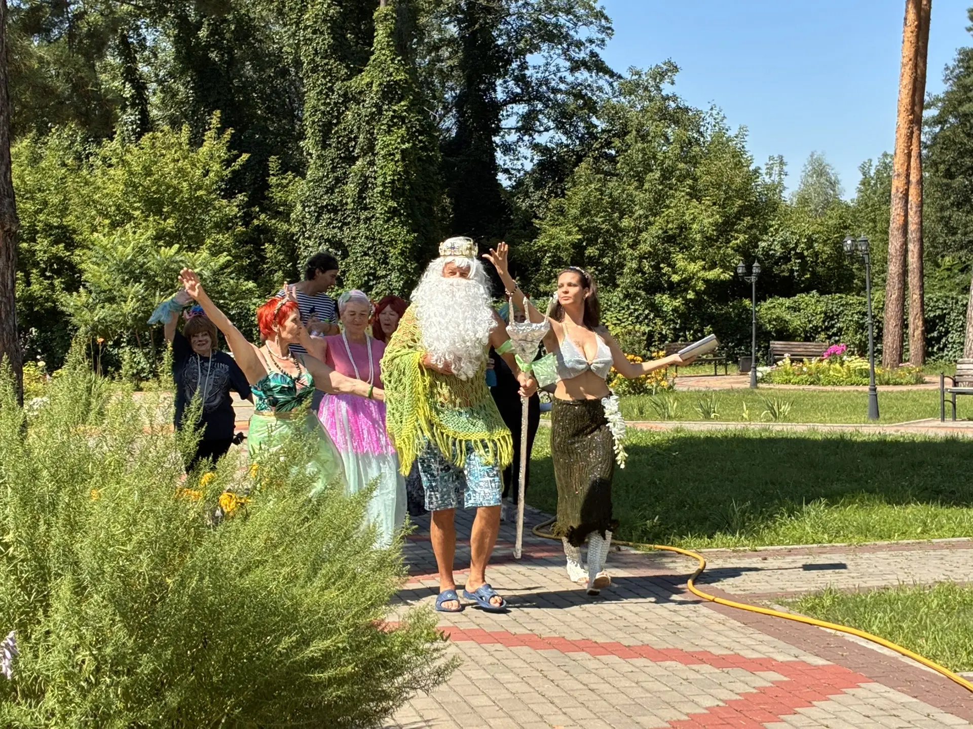 В Серебряном бору устроили настоящий морской переполох! 🌊☀️