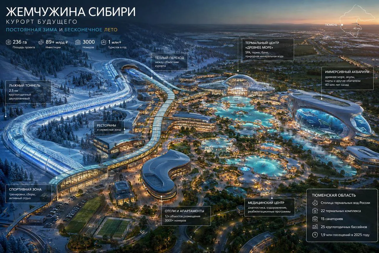Прочитал новость про будущий курорт “Жемчужина Сибири” в Тюменской области и поймал себ...
