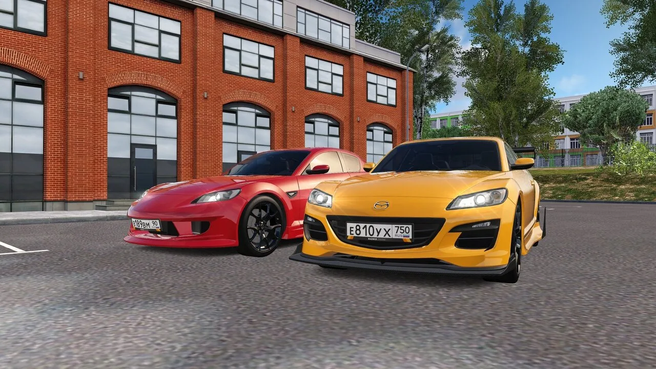 На Radmir RolePlay добавили два новых автомобиля — Mazda RX-8 и BMW 300i F30.