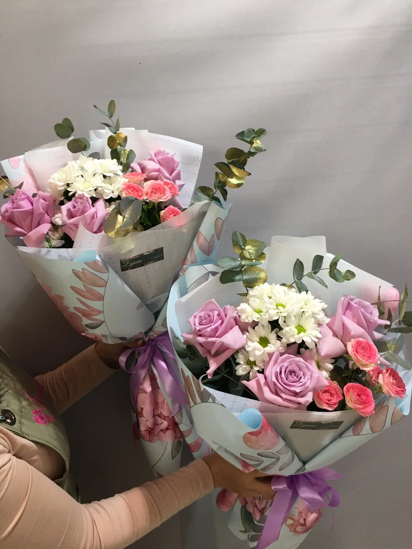 Букеты-комплименты💜💖