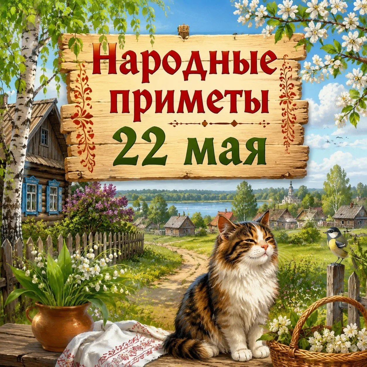 🌿 Народные приметы 22 мая  🌿  День щедрости, добрых дел и молитв о благополучии семьи и урожая ✨  ❄️