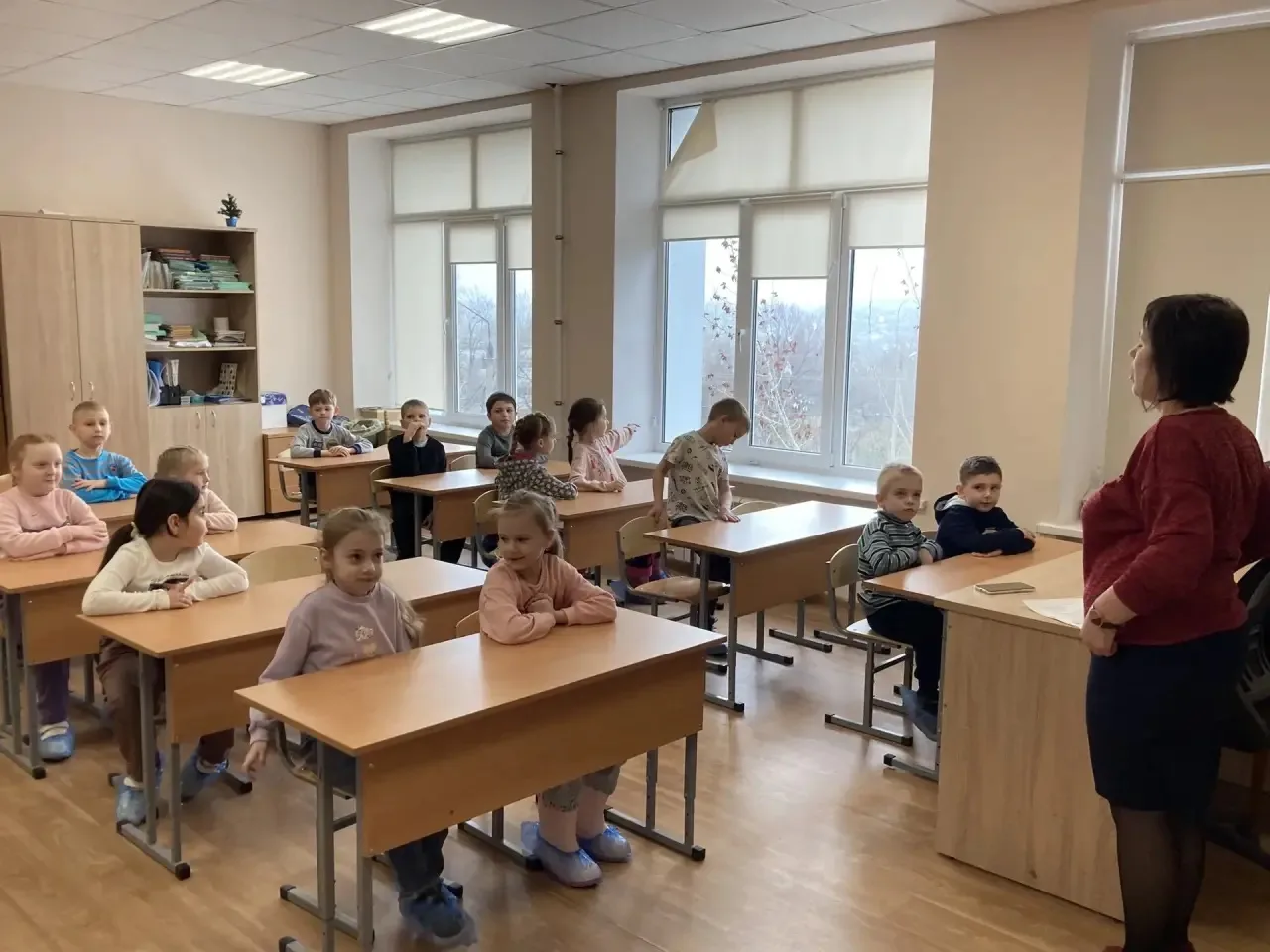 📚 Школа распахнула двери для самых маленьких гостей!  Сегодня нашу школу посетили воспитанники муниц