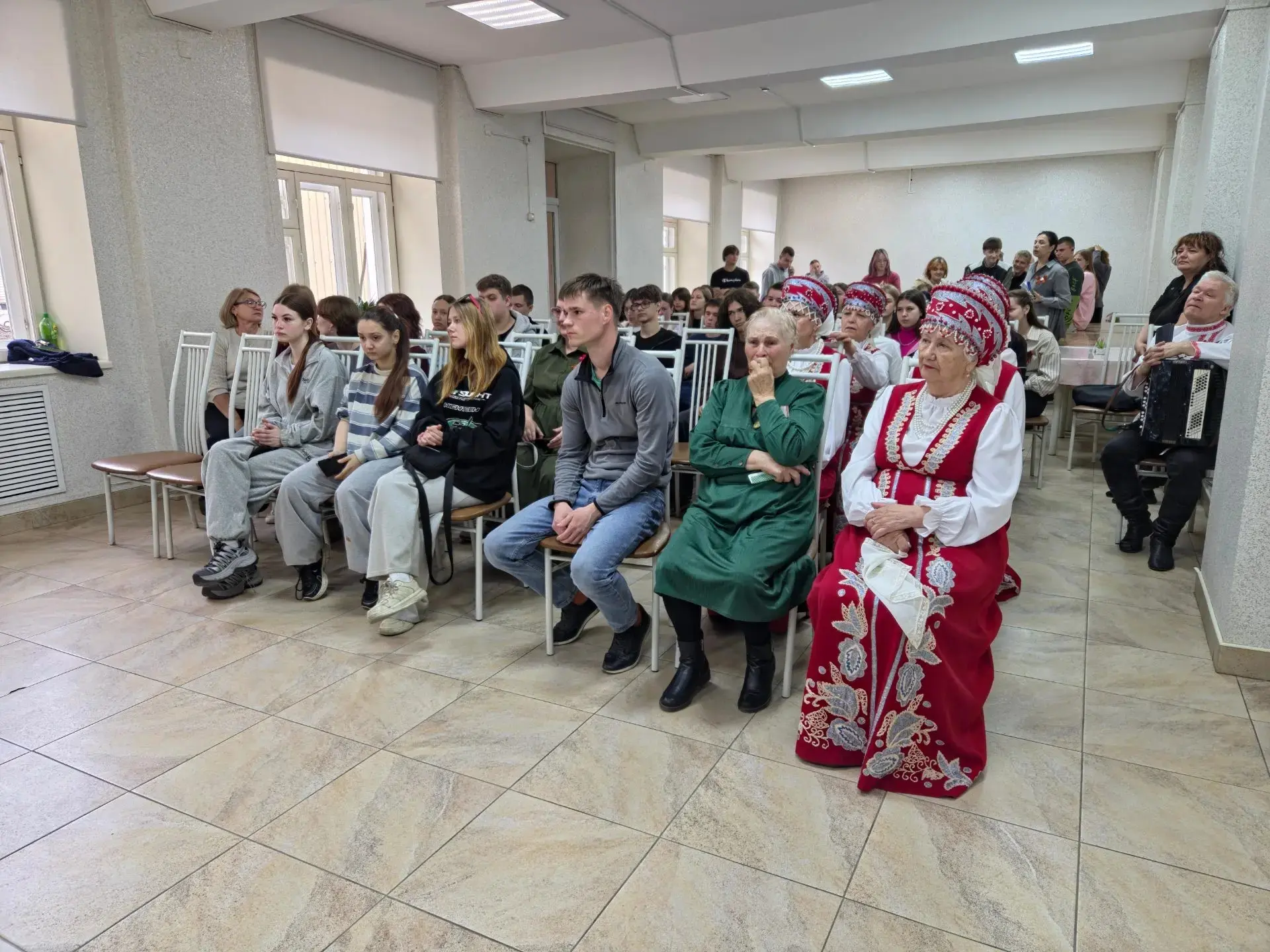 🎖️ 5 мая в Иркутском техникуме архитектуры и строительства прошёл концерт, организованный городским