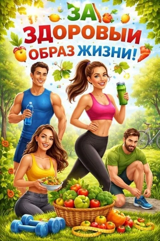 Мы — за здоровый образ жизни! Движение, сбалансированное питание и полезные привычки — ...
