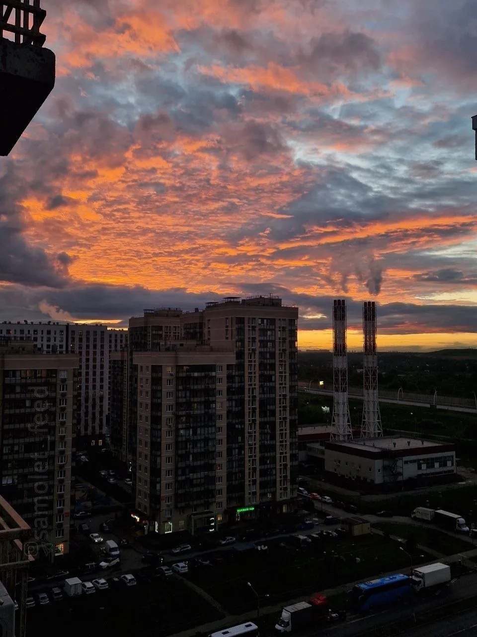 Закат в Люберцах 😍