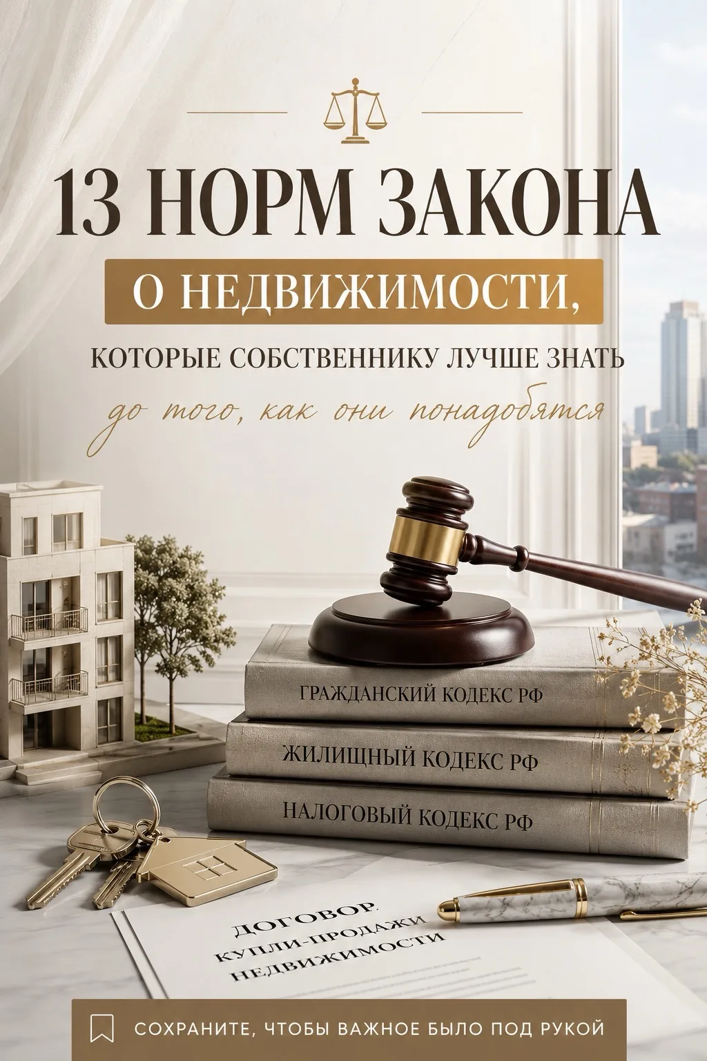‼️13 норм закона о недвижимости, которые собственнику лучше знать ДО того, как они пона...