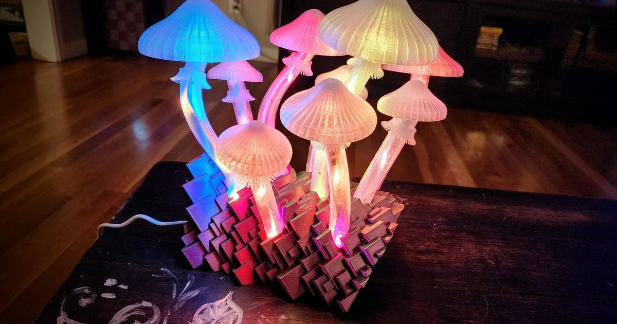 Mushroom LED Lamp

Добавь волшебства в комнату с этим грибным светильником — он создаст уютное сияни
