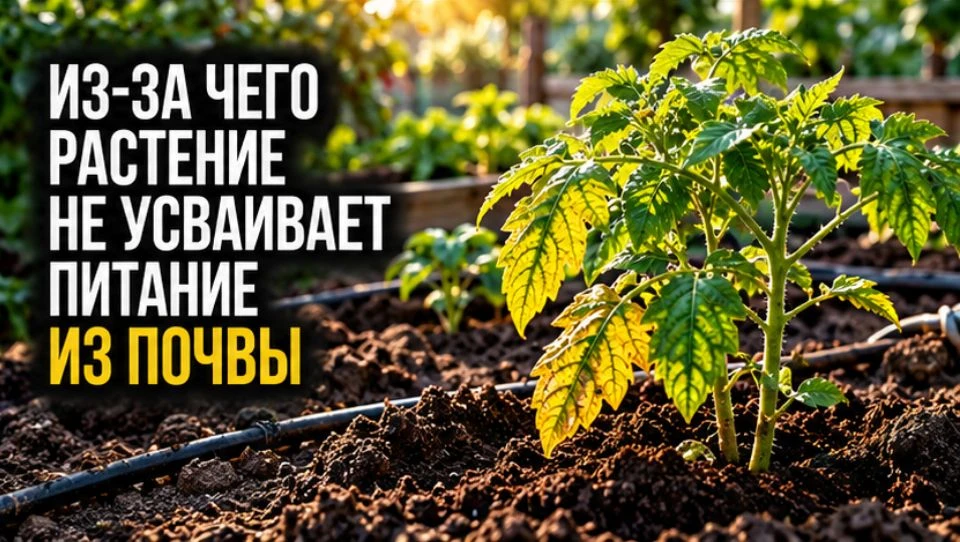 Из-за чего растение не усваивает питание из почвы