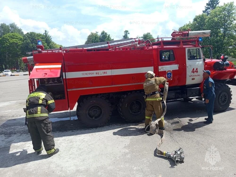 🔥В доме культуры Арсеньевского района прошли пожарно-тактические учения  Пожарно-тактические учения 