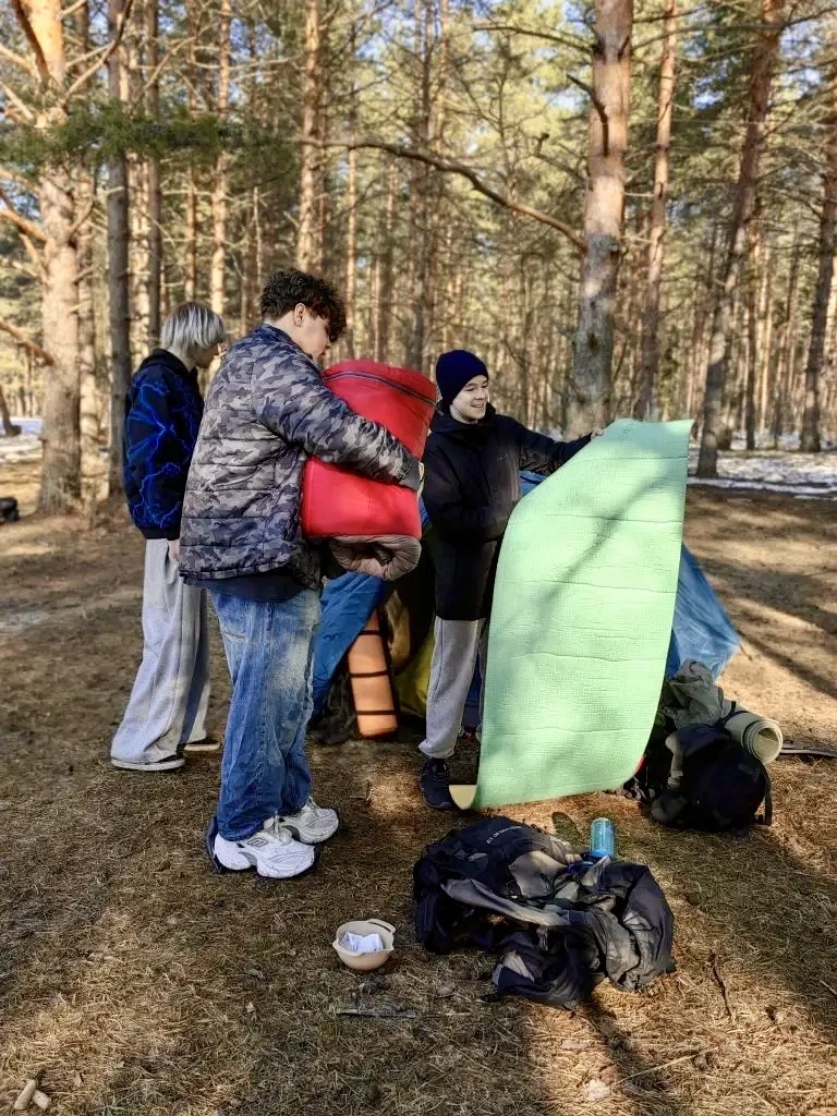 Двухдневный поход удался: наши туристы дома  🏕️ Счастливые, немного уставшие, но полные впечатлений,